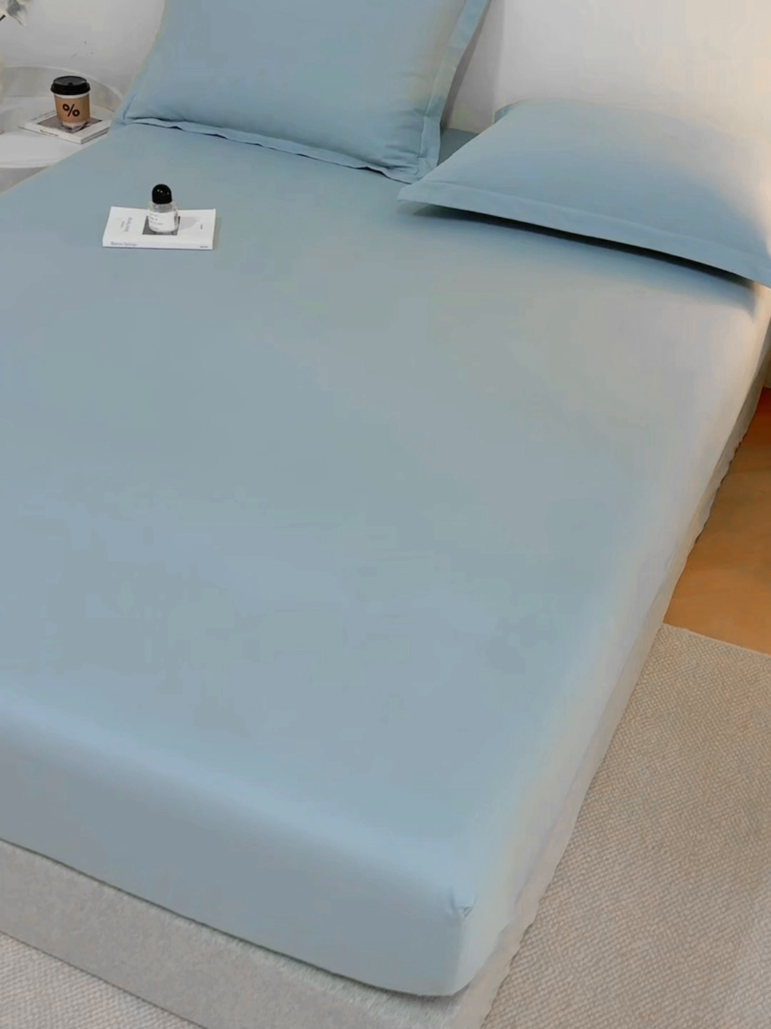 91家纺网 家纺一手货源 找家纺 （总）元元家居（元元被业） 2025新款全棉纯棉磨毛纯色单床笠