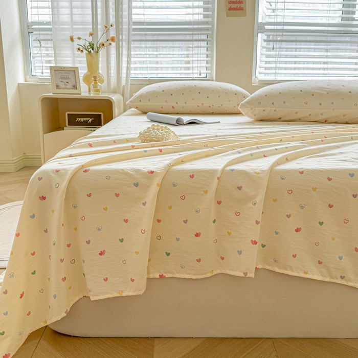 91家纺网 家纺一手货源 找家纺 （总）澜妃 2025新款糯叽叽单床单单品床单床单单件-印花系列CD