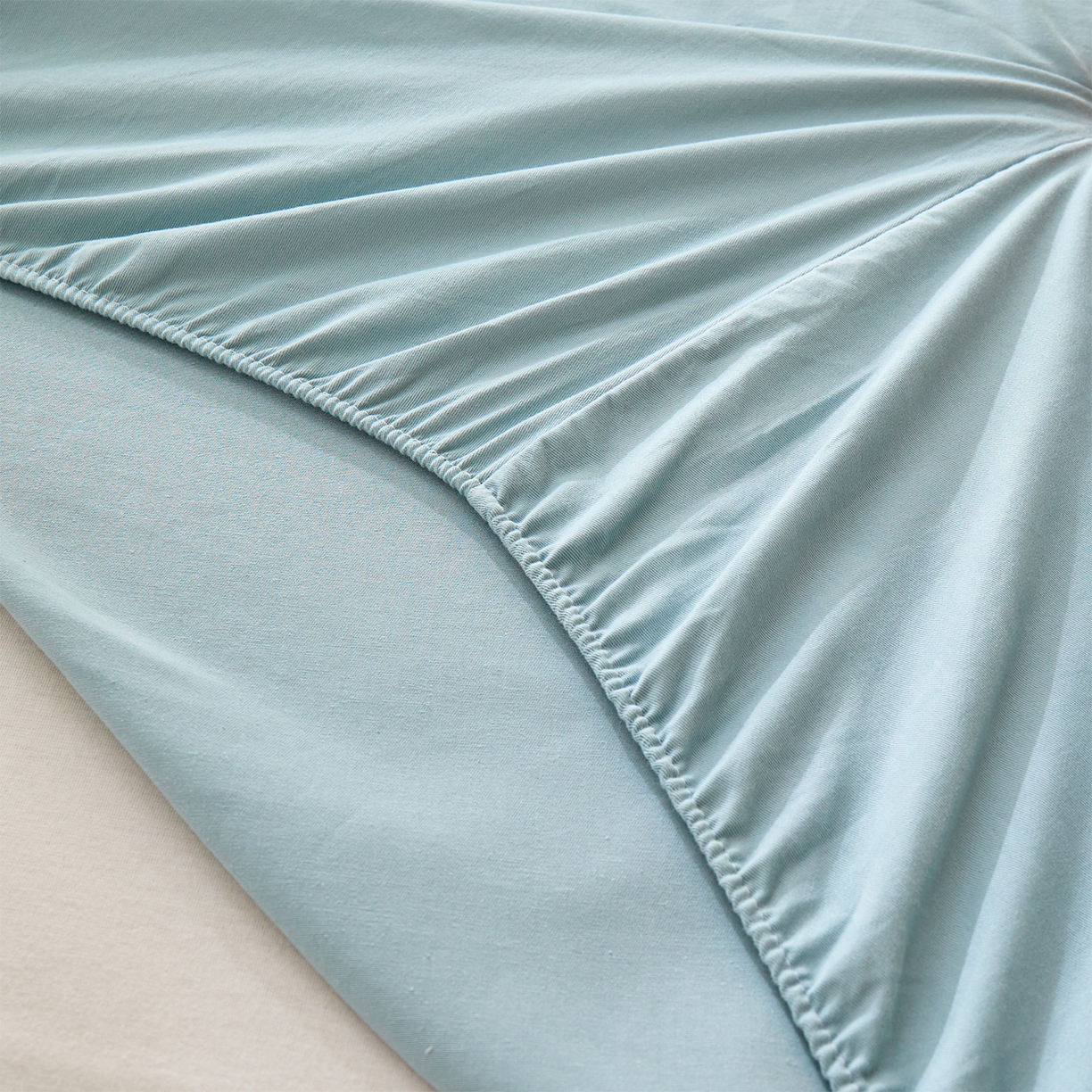 91家纺网 家纺一手货源 找家纺 元元家居（元元被业） 2025新款全棉纯棉磨毛纯色单床单 丹青