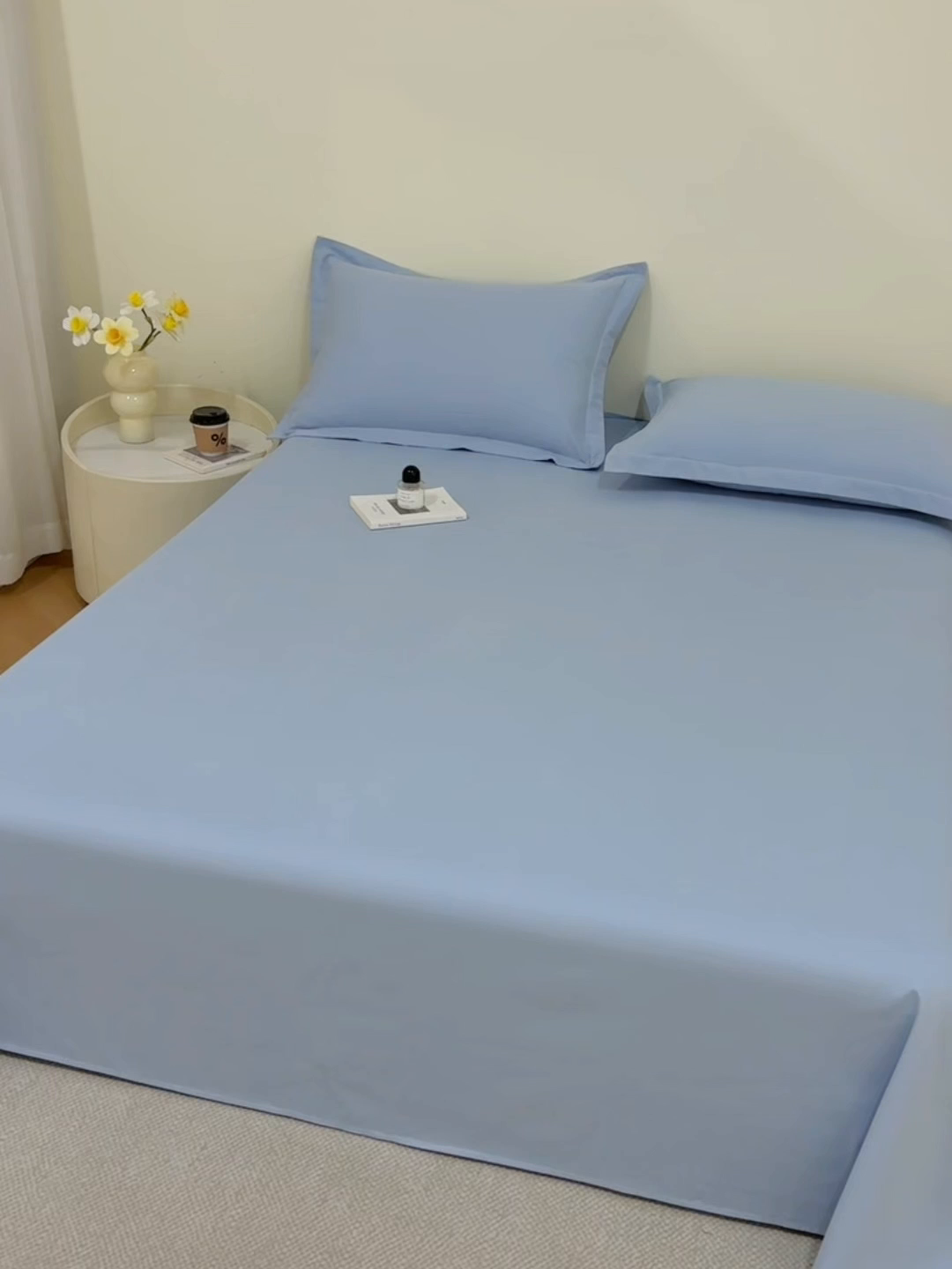 91家纺网 家纺一手货源 找家纺 （总）元元家居（元元被业） 2025新款全棉纯棉磨毛纯色单床单