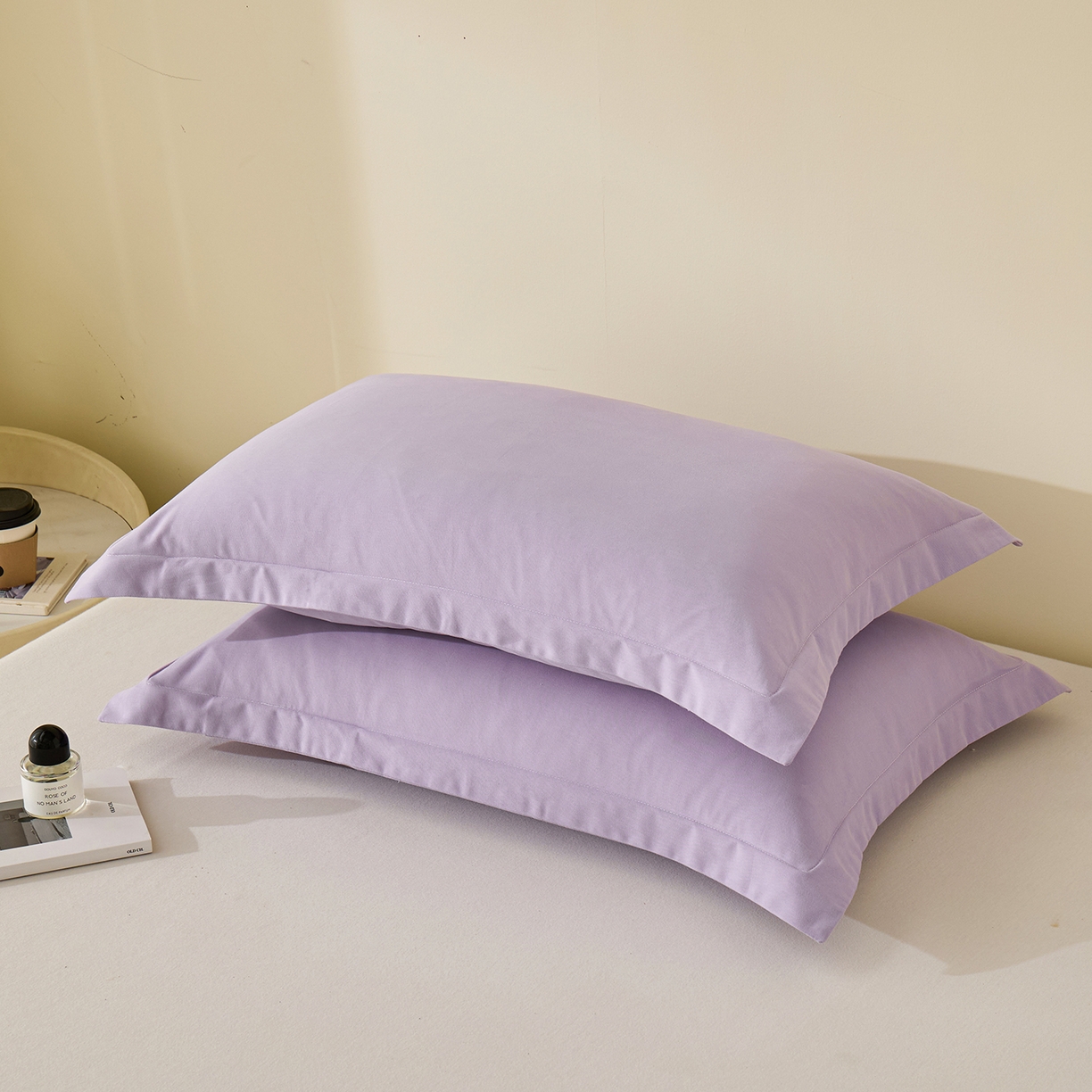 91家纺网 家纺一手货源 找家纺 （总）元元家居（元元被业） 2025新款全棉纯棉磨毛纯色单枕套