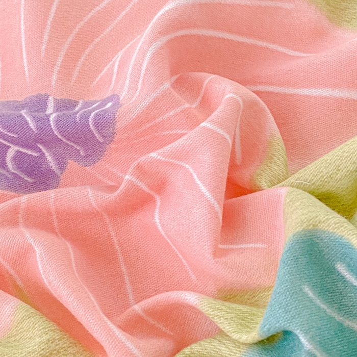 91家纺网 家纺一手货源 找家纺 小叮当家纺仓储工厂店 2025新款（买家秀 不断货）A类全棉纯棉磨毛单床单 床单单件 花骨朵-绿