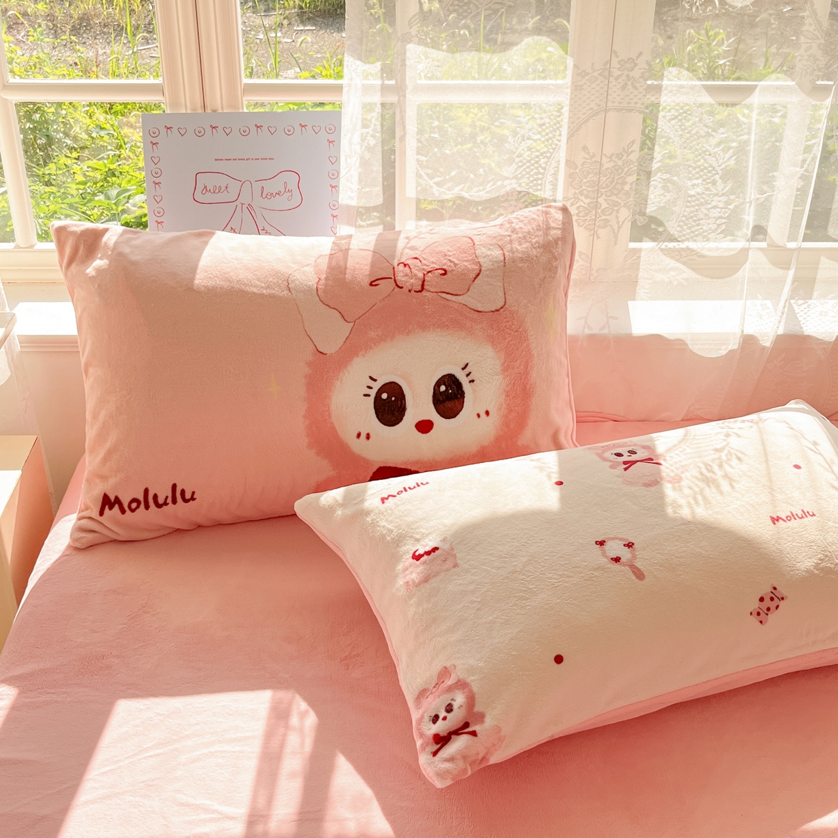 91家纺网 家纺一手货源 找家纺 如一 2025新款高克重卡通印花牛奶绒四件套第三批 莫鲁鲁