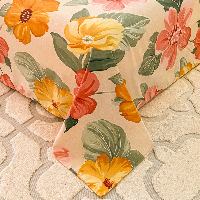 91家纺网 家纺一手货源 找家纺 小叮当家纺仓储工厂店 2025新款（买家秀 不断货）A类全棉纯棉磨毛单床单 床单单件 浪漫花语