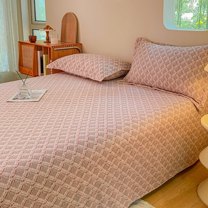 91家纺网 家纺一手货源 找家纺 小叮当家纺仓储工厂店 2025新款（买家秀 不断货）A类全棉纯棉磨毛单床单 床单单件 浪漫甜心