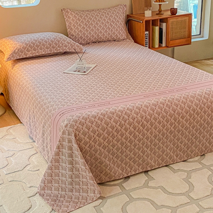 91家纺网 家纺一手货源 找家纺 小叮当家纺仓储工厂店 2025新款（买家秀 不断货）A类全棉纯棉磨毛单床单 床单单件 浪漫甜心