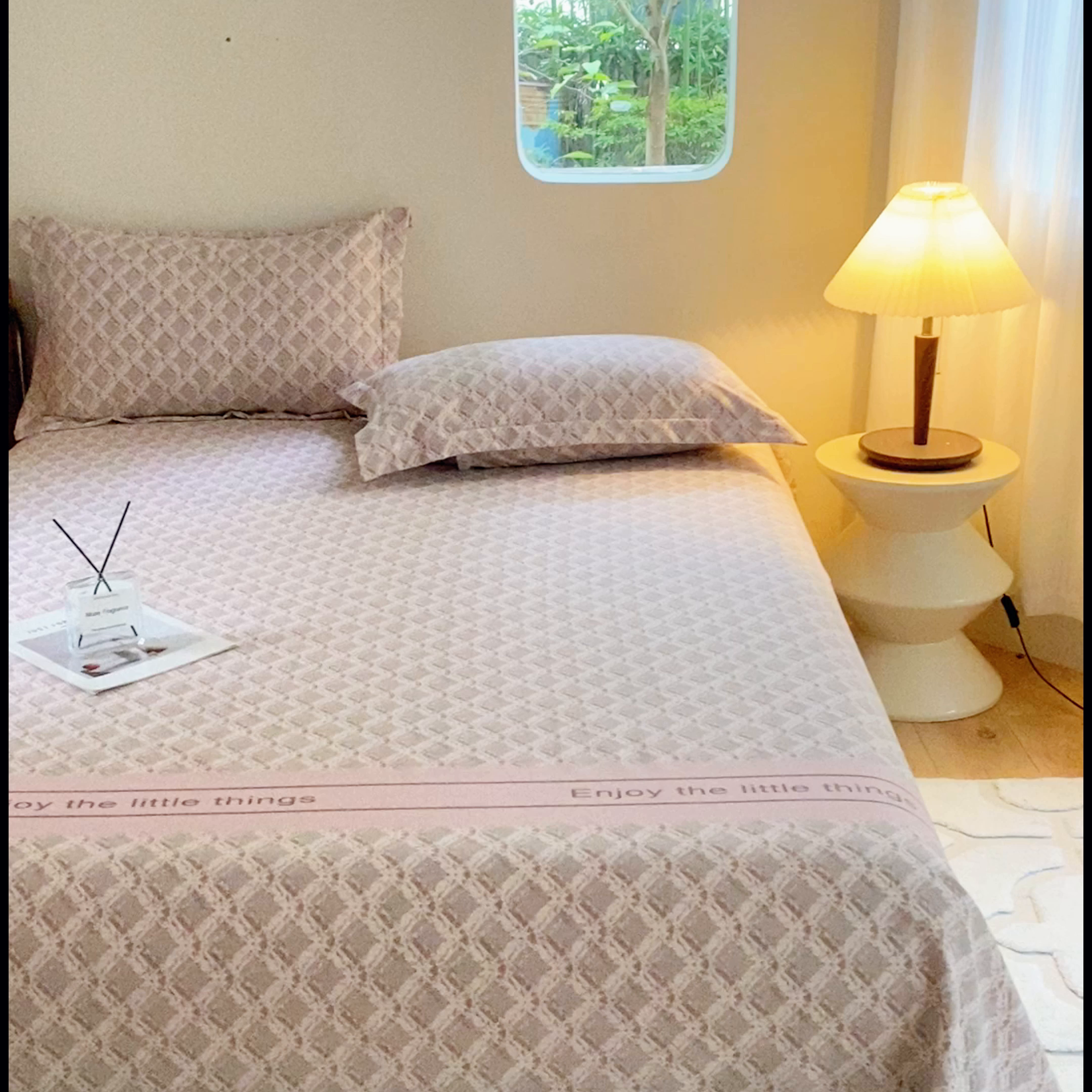 91家纺网 家纺一手货源 找家纺 小叮当家纺仓储工厂店 2025新款（买家秀 不断货）A类全棉纯棉磨毛单床单 床单单件 浪漫甜心