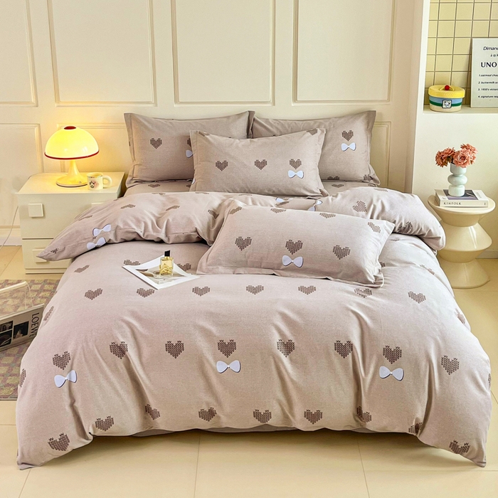 91家纺网 家纺一手货源 找家纺 小叮当家纺仓储工厂店 2025新款（买家秀 不断货）A类全棉纯棉磨毛单床单 床单单件 乐高爱心