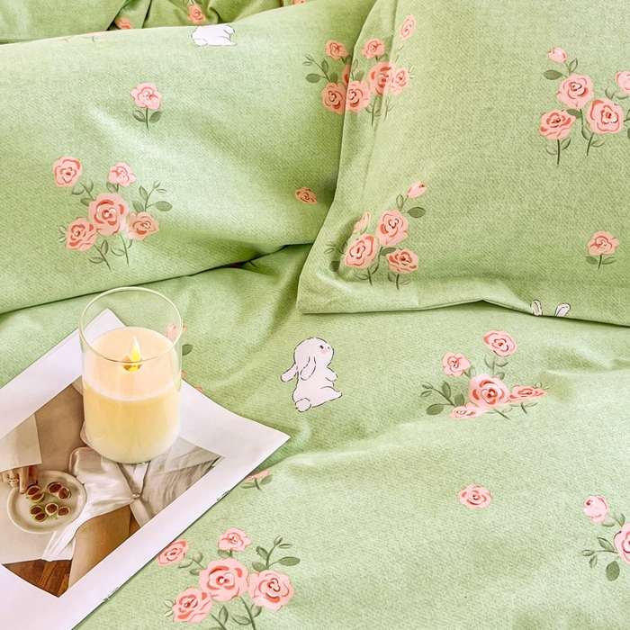 91家纺网 家纺一手货源 找家纺 小叮当家纺仓储工厂店 2025新款（买家秀 不断货）A类全棉纯棉磨毛单床单 床单单件 玫瑰花园