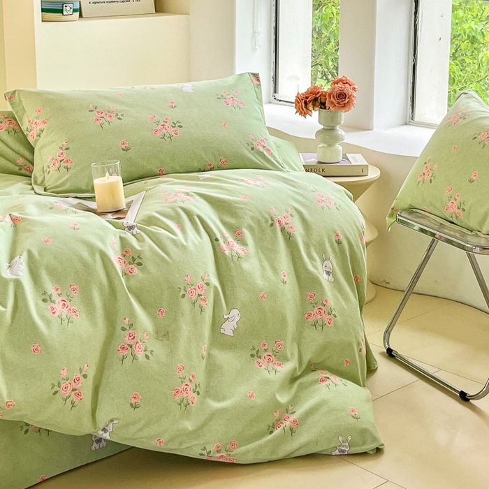 91家纺网 家纺一手货源 找家纺 小叮当家纺仓储工厂店 2025新款（买家秀 不断货）A类全棉纯棉磨毛单床单 床单单件 玫瑰花园