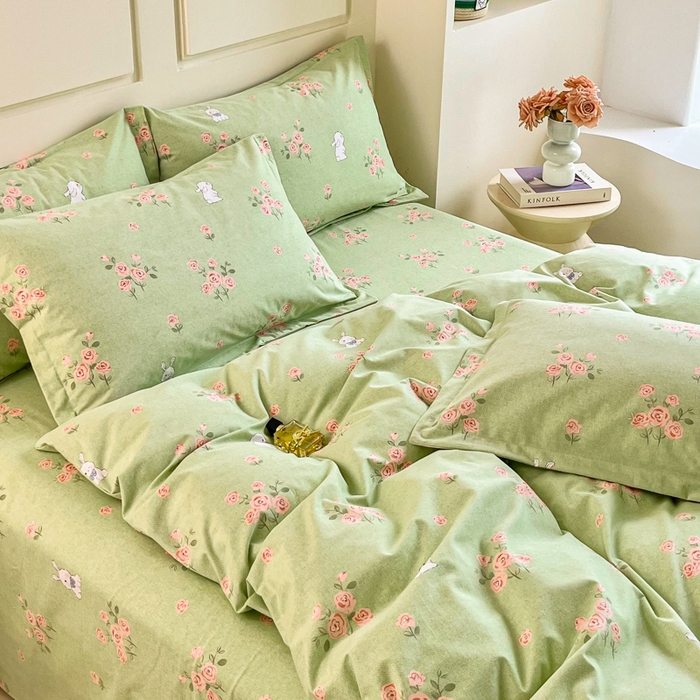 91家纺网 家纺一手货源 找家纺 小叮当家纺仓储工厂店 2025新款（买家秀 不断货）A类全棉纯棉磨毛单床单 床单单件 玫瑰花园