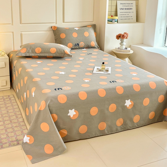 91家纺网 家纺一手货源 找家纺 小叮当家纺仓储工厂店 2025新款（买家秀 不断货）A类全棉纯棉磨毛单床单 床单单件 圈圈圆圆