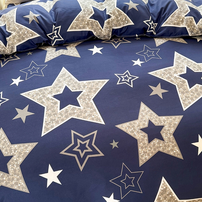 91家纺网 家纺一手货源 找家纺 梵巢家纺 芦荟棉被套，被罩化纤被套 福星高照