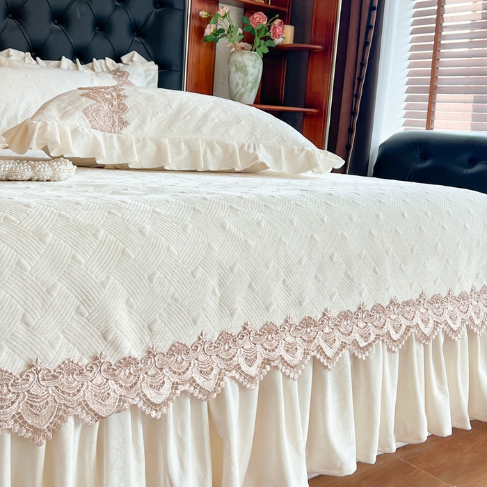 91家纺网 家纺一手货源 找家纺 瑞宝 2025新款宝宝绒床盖床盖单件床盖单品单床盖床盖三件套-北欧风情 北欧风情-高级米