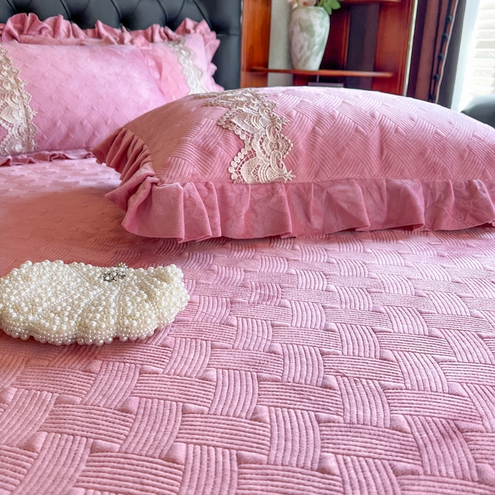 91家纺网 家纺一手货源 找家纺 瑞宝 2025新款宝宝绒床盖床盖单件床盖单品单床盖床盖三件套-北欧风情 北欧风情-豆沙