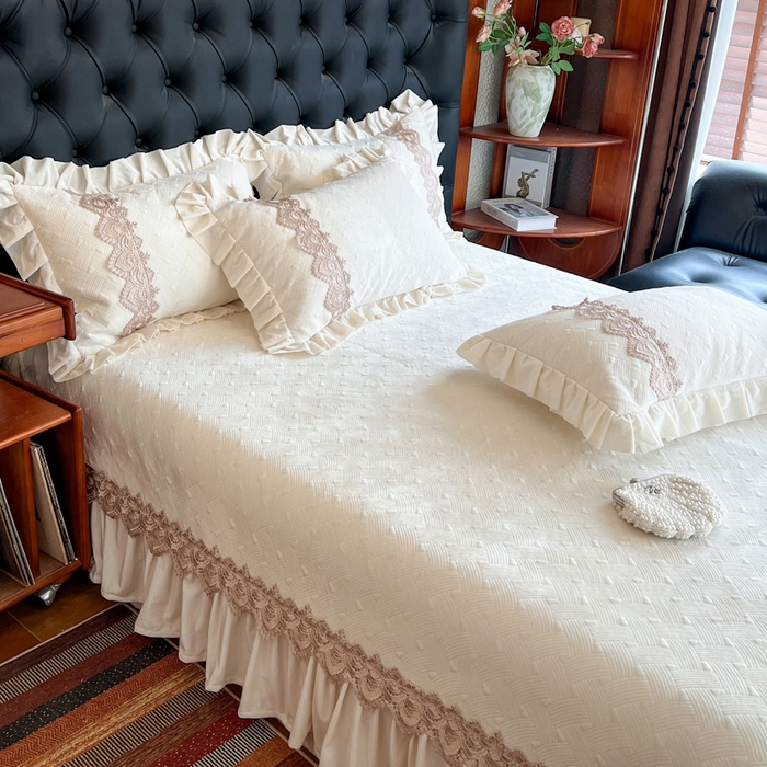 91家纺网 家纺一手货源 找家纺 瑞宝 2025新款宝宝绒床盖床盖单件床盖单品单床盖床盖三件套-北欧风情 北欧风情-高级米