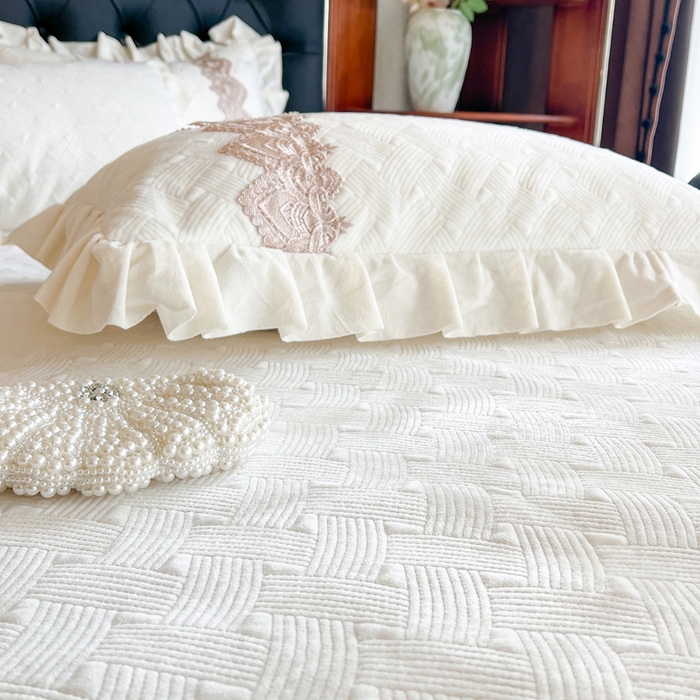 91家纺网 家纺一手货源 找家纺 瑞宝 2025新款宝宝绒床盖床盖单件床盖单品单床盖床盖三件套-北欧风情 北欧风情-高级米