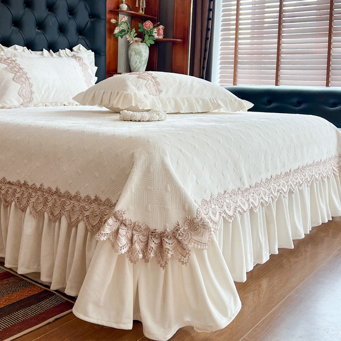 91家纺网 家纺一手货源 找家纺 瑞宝 2025新款宝宝绒床盖床盖单件床盖单品单床盖床盖三件套-北欧风情 北欧风情-高级米