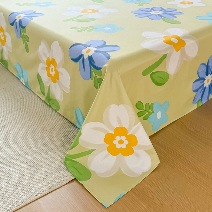 91家纺网 家纺一手货源 找家纺 梵巢家纺 2025新款加厚芦荟棉床单磨毛化纤床单 秘密花园