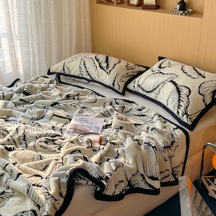 91家纺网 家纺一手货源 找家纺 （总）春光里 2025新款双面阳离子毛毯