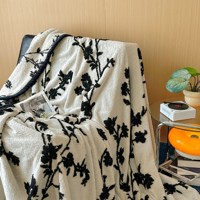 春光里 2025新款双面阳离子毛毯 秋意