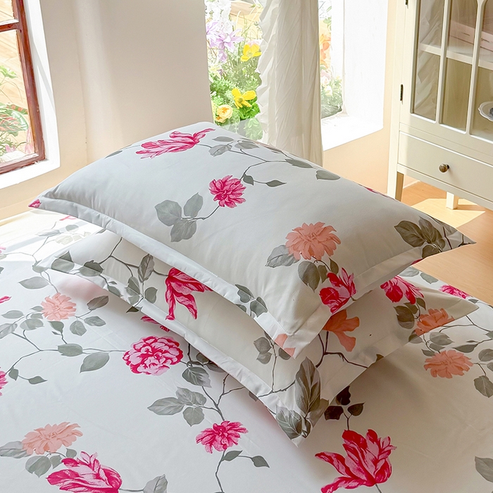 91家纺网 家纺一手货源 找家纺 梵巢家纺 2025新款芦荟棉四件套和单品印花四件套 床笠款四件套 芳菲