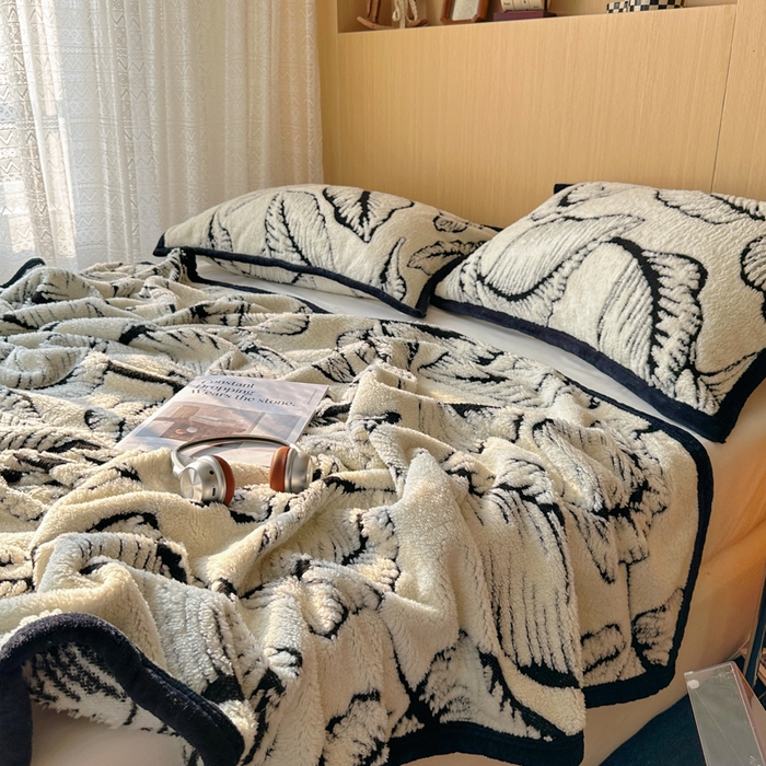 91家纺网 家纺一手货源 找家纺 （总）春光里 2025新款双面阳离子毛毯