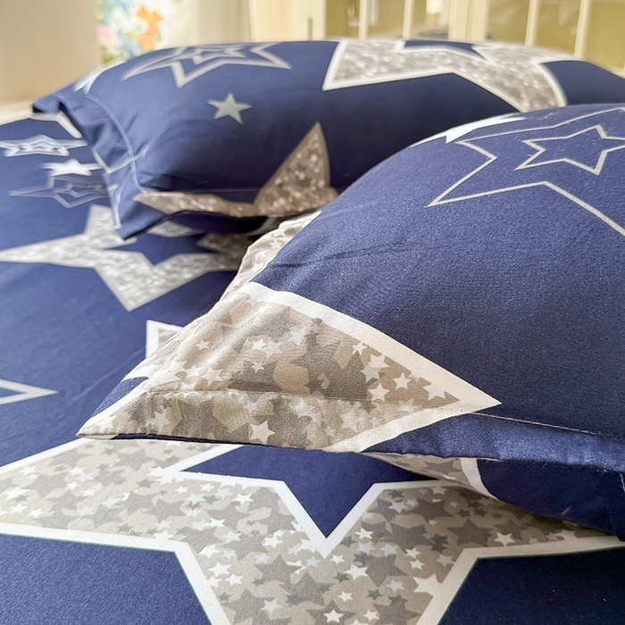 91家纺网 家纺一手货源 找家纺 梵巢家纺 2025新款芦荟棉四件套和单品印花四件套 床笠款四件套 福星高照