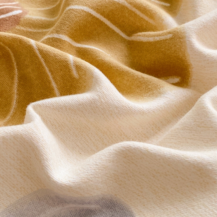 91家纺网 家纺一手货源 找家纺 小叮当家纺仓储工厂店 2025新款（买家秀 不断货）A类全棉纯棉磨毛单被套 被套单件 花骨朵-米