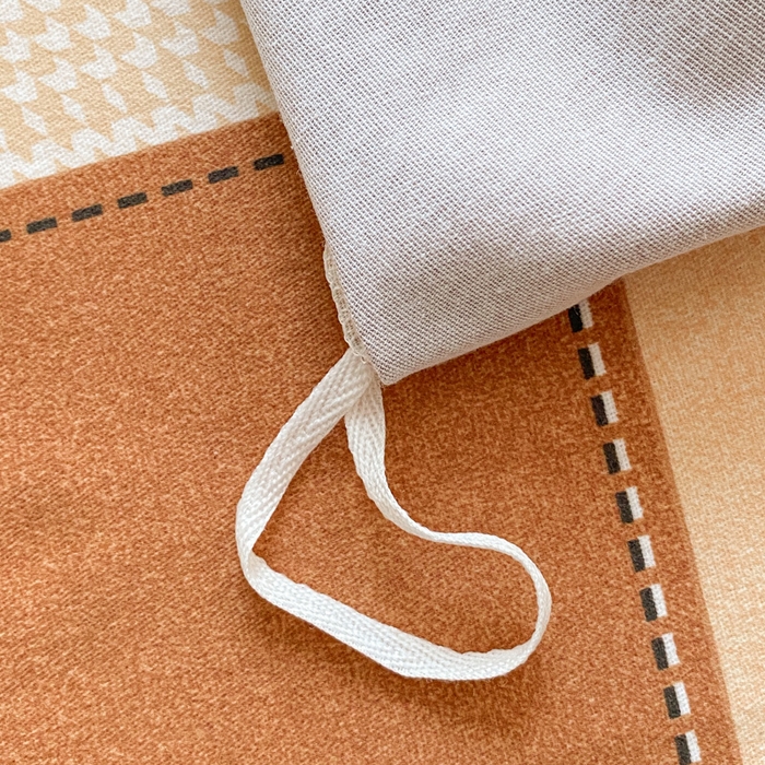 91家纺网 家纺一手货源 找家纺 小叮当家纺仓储工厂店 2025新款（买家秀 不断货）A类全棉纯棉磨毛单被套 被套单件 咖格