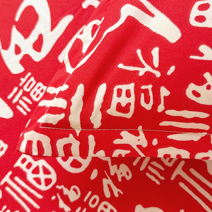 91家纺网 家纺一手货源 找家纺 梵巢家纺 芦荟棉三四件套，床单，被套，枕套化纤四件套 福气满满