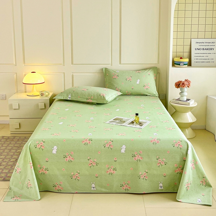 91家纺网 家纺一手货源 找家纺 小叮当家纺仓储工厂店 2025新款（买家秀 不断货）A类全棉纯棉磨毛单被套 被套单件 玫瑰花园