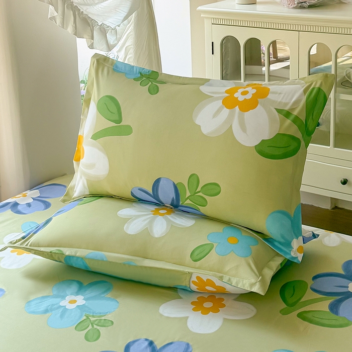 91家纺网 家纺一手货源 找家纺 （总）梵巢 家纺芦荟棉枕套磨毛化纤枕套48*74cm