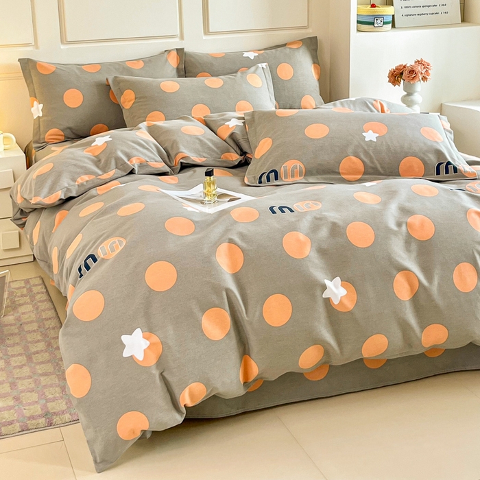 91家纺网 家纺一手货源 找家纺 小叮当家纺仓储工厂店 2025新款（买家秀 不断货）A类全棉纯棉磨毛单被套 被套单件 圈圈圆圆