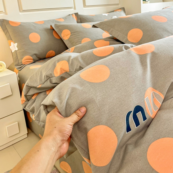 91家纺网 家纺一手货源 找家纺 小叮当家纺仓储工厂店 2025新款（买家秀 不断货）A类全棉纯棉磨毛单被套 被套单件 圈圈圆圆