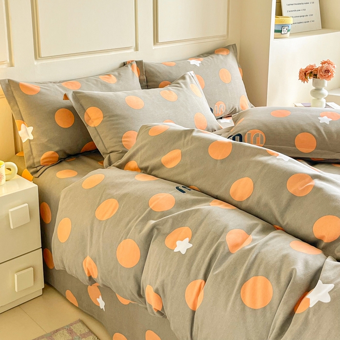 91家纺网 家纺一手货源 找家纺 小叮当家纺仓储工厂店 2025新款（买家秀 不断货）A类全棉纯棉磨毛单被套 被套单件 圈圈圆圆