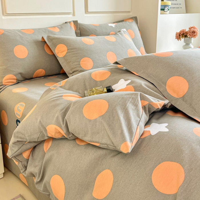 91家纺网 家纺一手货源 找家纺 小叮当家纺仓储工厂店 2025新款（买家秀 不断货）A类全棉纯棉磨毛单被套 被套单件 圈圈圆圆