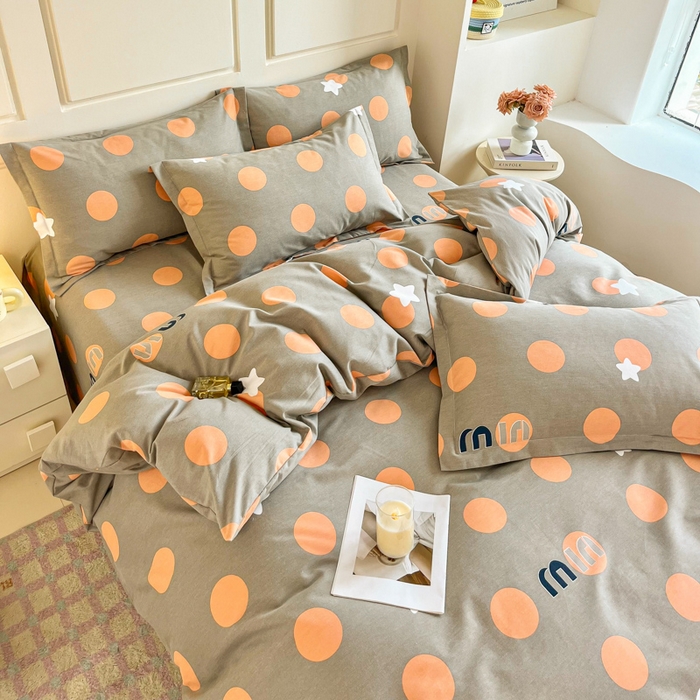 91家纺网 家纺一手货源 找家纺 小叮当家纺仓储工厂店 2025新款（买家秀 不断货）A类全棉纯棉磨毛单被套 被套单件 圈圈圆圆