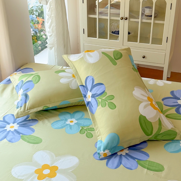 91家纺网 家纺一手货源 找家纺 梵巢 家纺芦荟棉枕套磨毛化纤枕套48*74cm 秘密花园