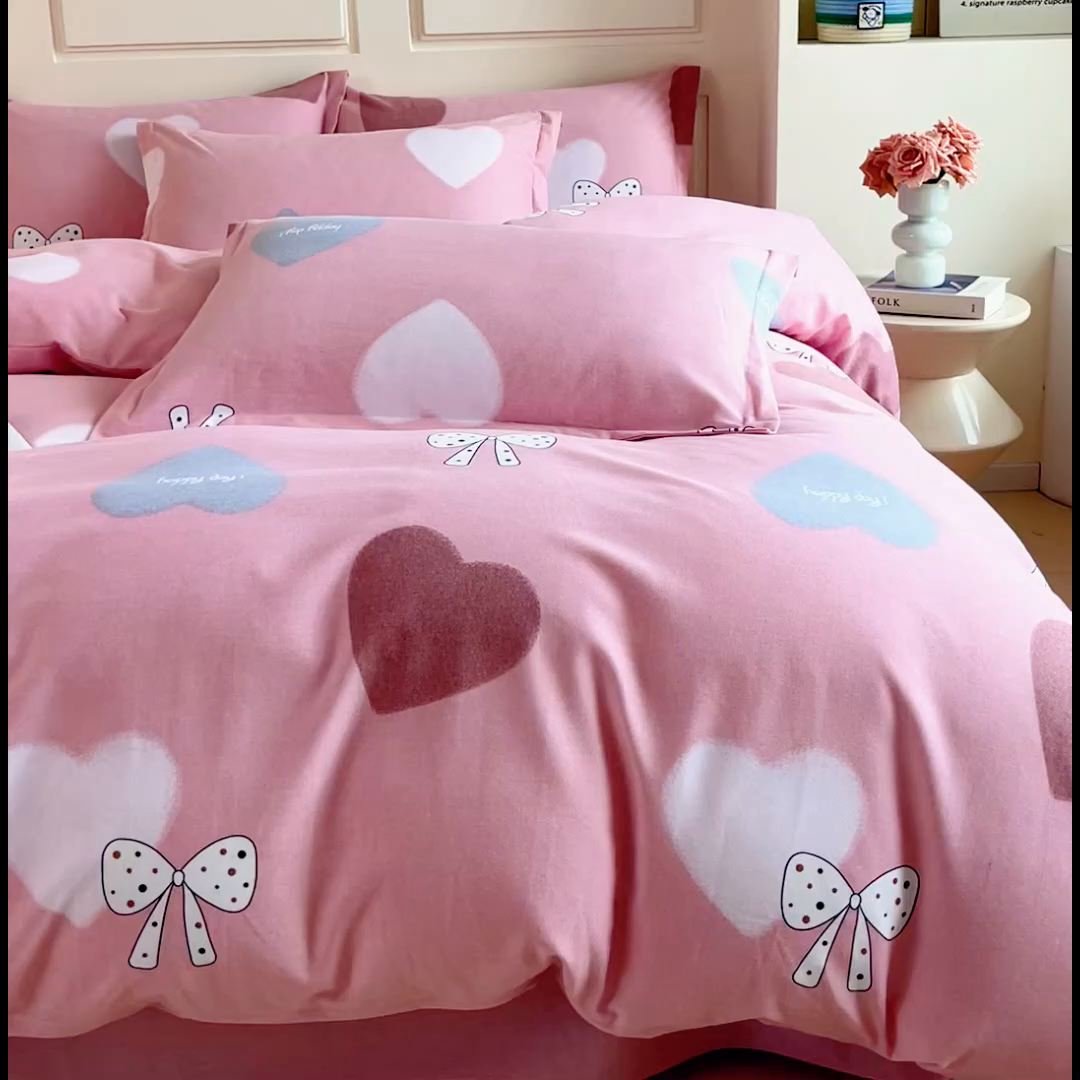 91家纺网 家纺一手货源 找家纺 （总）小叮当家纺仓储工厂店 2025新款（买家秀 不断货）A类全棉纯棉磨毛四件套