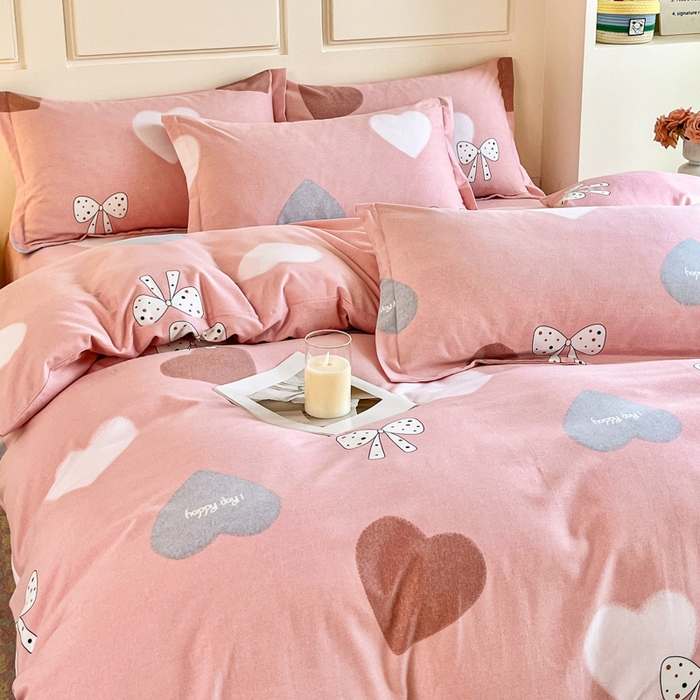 91家纺网 家纺一手货源 找家纺 （总）小叮当家纺仓储工厂店 2025新款（买家秀 不断货）A类全棉纯棉磨毛四件套