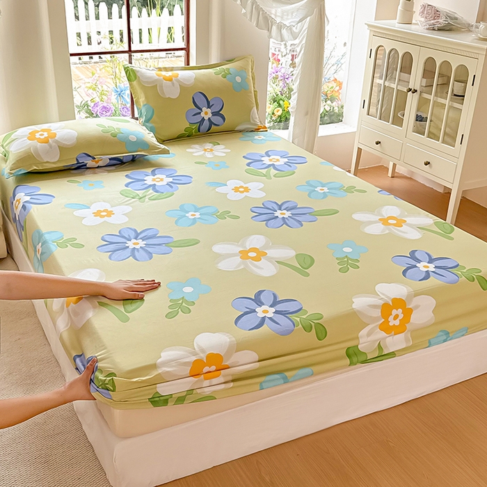 91家纺网 家纺一手货源 找家纺 亿佳人 芦荟棉床笠，外贸跨境单床笠磨毛床笠印花床笠 秘密花园