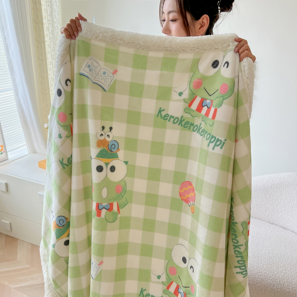 91家纺网 家纺一手货源 找家纺 （总）韩巢家纺 2025秋冬新款A类牛奶绒羊羔绒多功能毛毯毯子