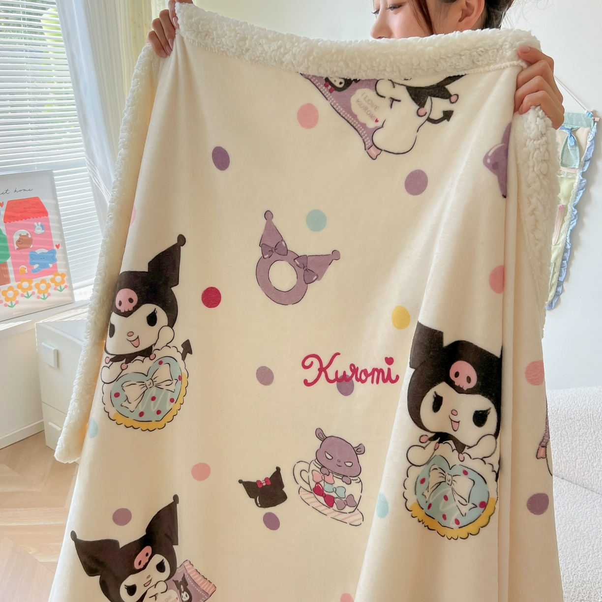 91家纺网 家纺一手货源 找家纺 （总）韩巢家纺 2025秋冬新款A类牛奶绒羊羔绒多功能毛毯毯子