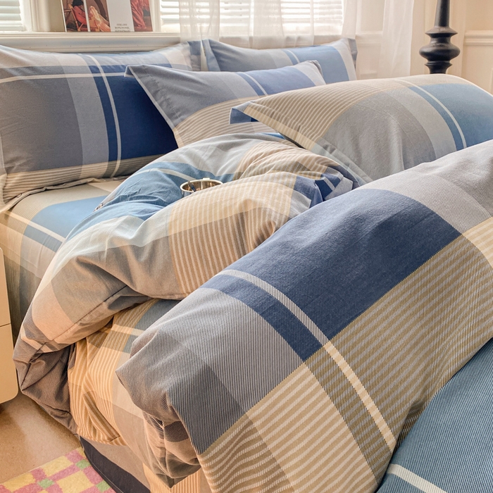 91家纺网 家纺一手货源 找家纺 （总）小叮当家纺仓储工厂店 2025新款（买家秀 不断货）A类全棉纯棉磨毛四件套