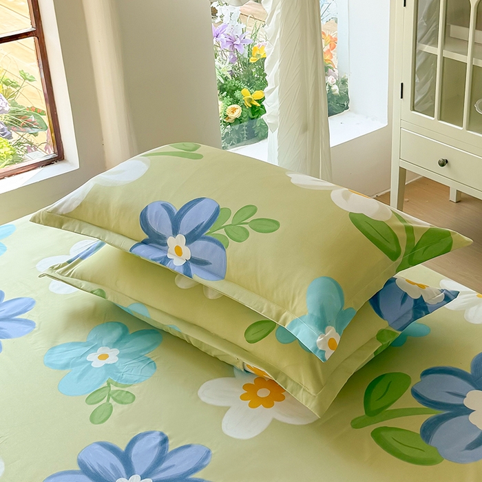 91家纺网 家纺一手货源 找家纺 亿佳人 芦荟棉三四件套，床单，被套，枕套化纤四件套 秘密花园