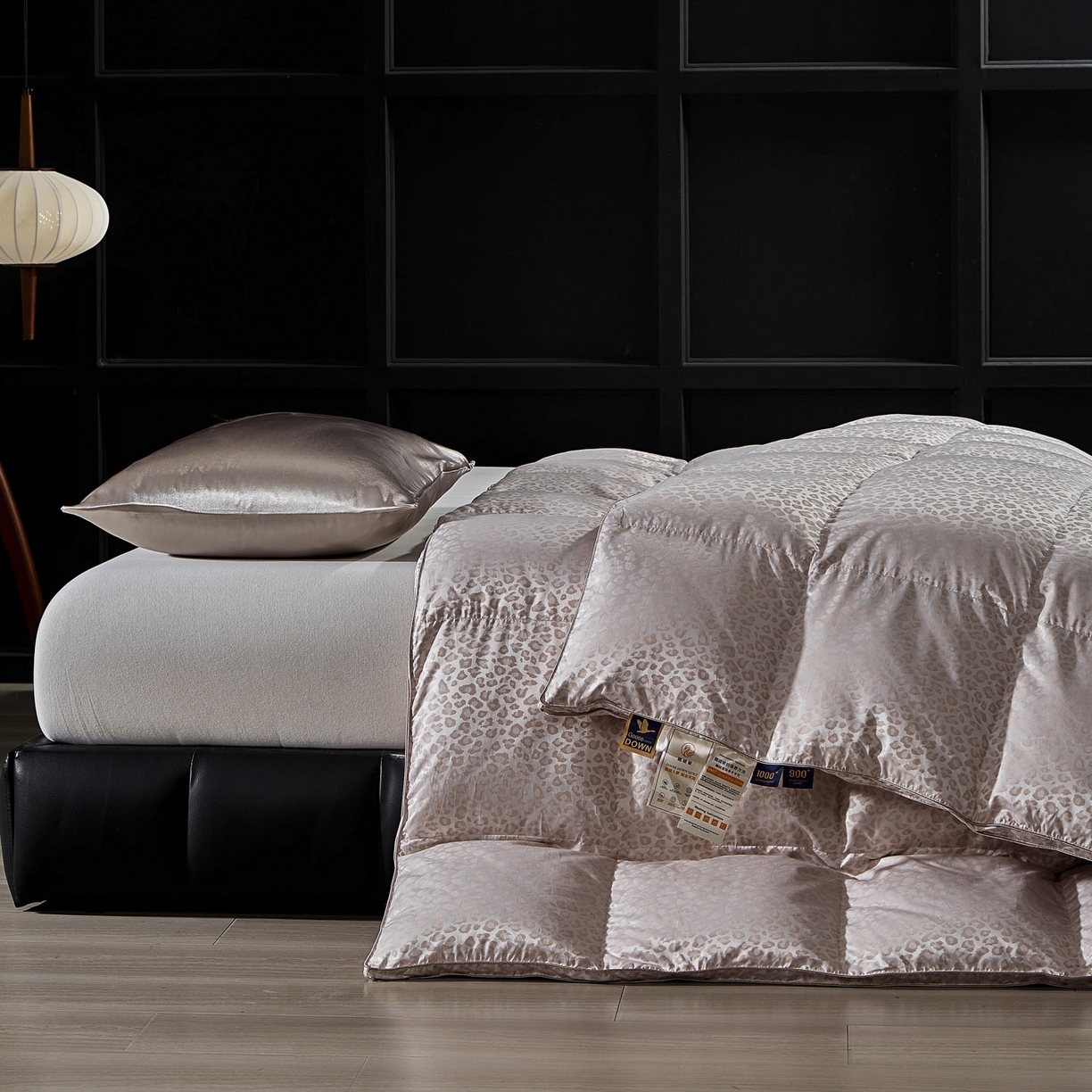 91家纺网 家纺一手货源 找家纺 暖羽屋羽绒馆 2025新款400T95白鹅绒被芯 羽绒被双层加厚 静音鹅绒被芯 婚庆羽绒被子 Q魅惑 粉