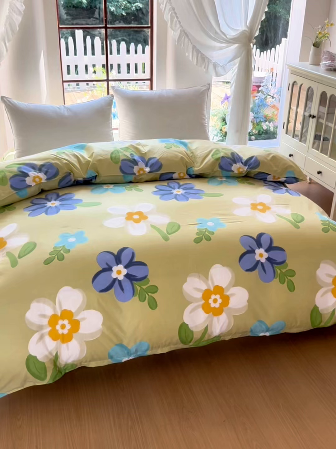 91家纺网 家纺一手货源 找家纺 亿佳人 芦荟棉被套，被罩化纤被套 秘密花园