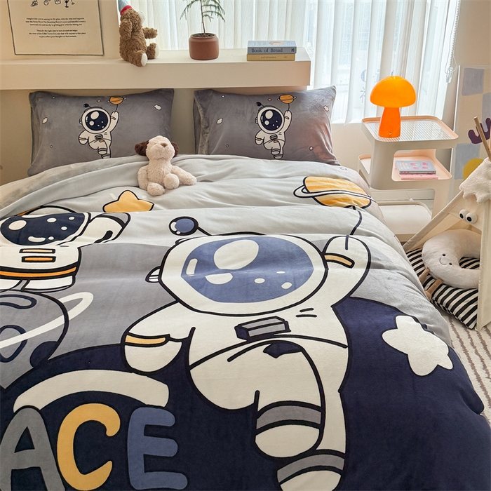 91家纺网 家纺一手货源 找家纺 （总）福来临家纺  2025新款碳光冰丝席凉席-小熊系列席子