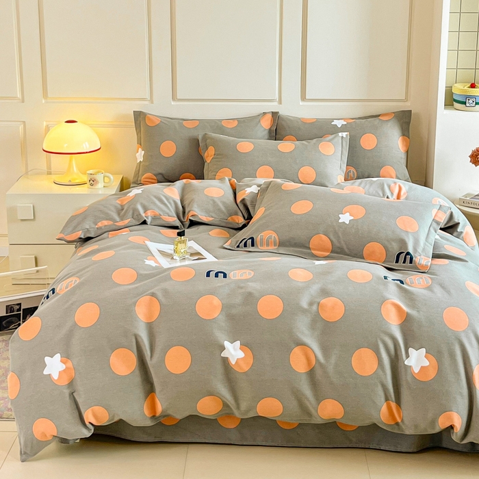 91家纺网 家纺一手货源 找家纺 小叮当家纺仓储工厂店 2025新款（买家秀 不断货）A类全棉纯棉磨毛四件套 圈圈圆圆